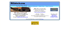 Desktop Screenshot of hillslock.com